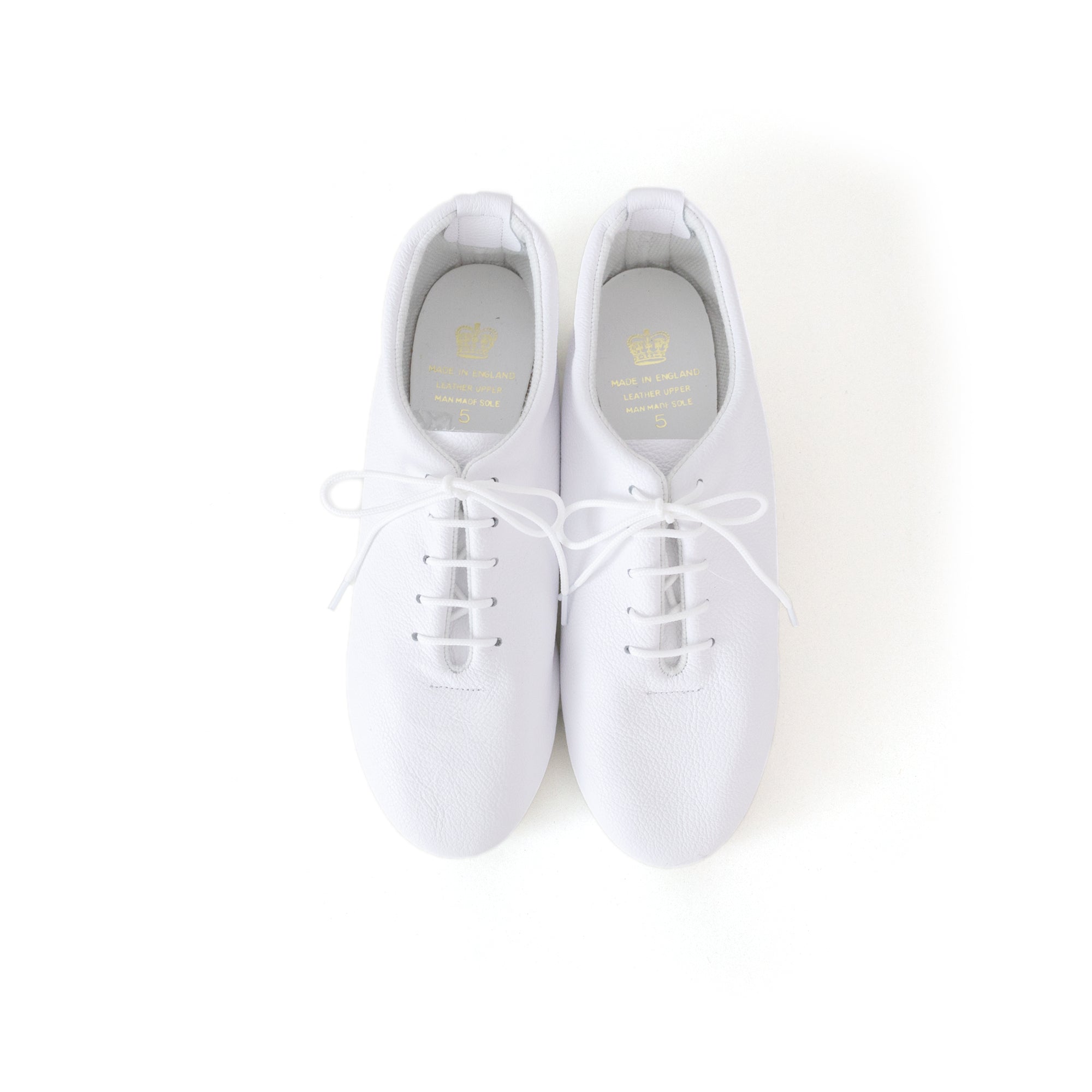 CROWN 】DANCE JAZZ LEATHER WHITE – All Things in the