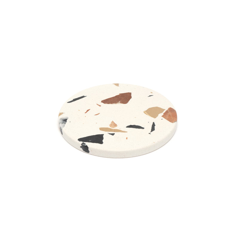 【 TOME HOME 】　TERRAZZO  CIRCLE COASTER