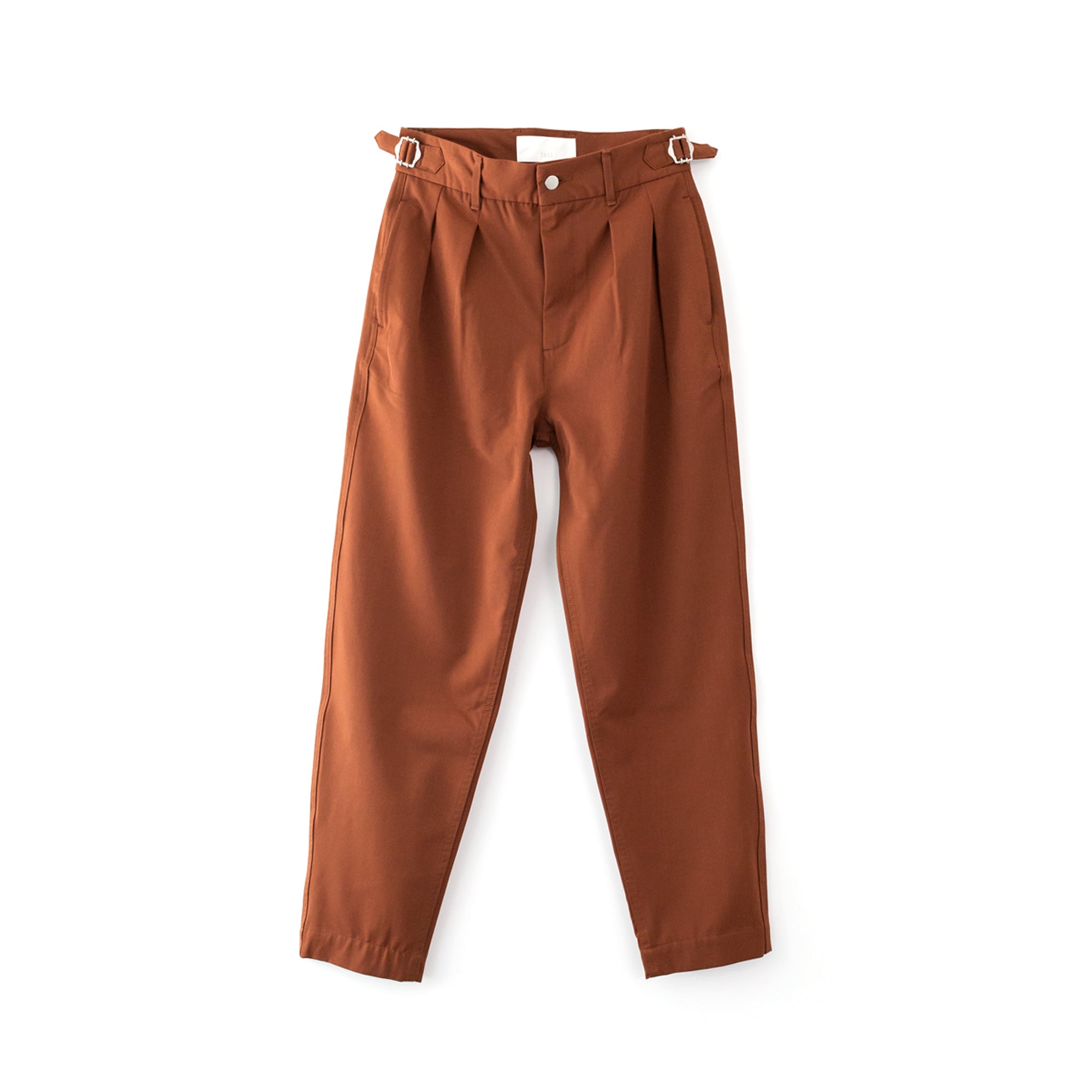 iori 】2TUCK TROUSERS Brick – All Things in the